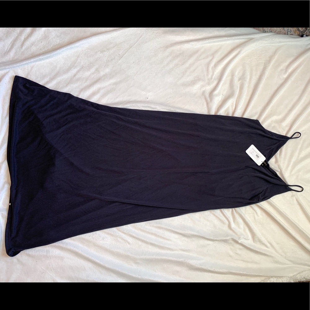 Dark grey maxi dress